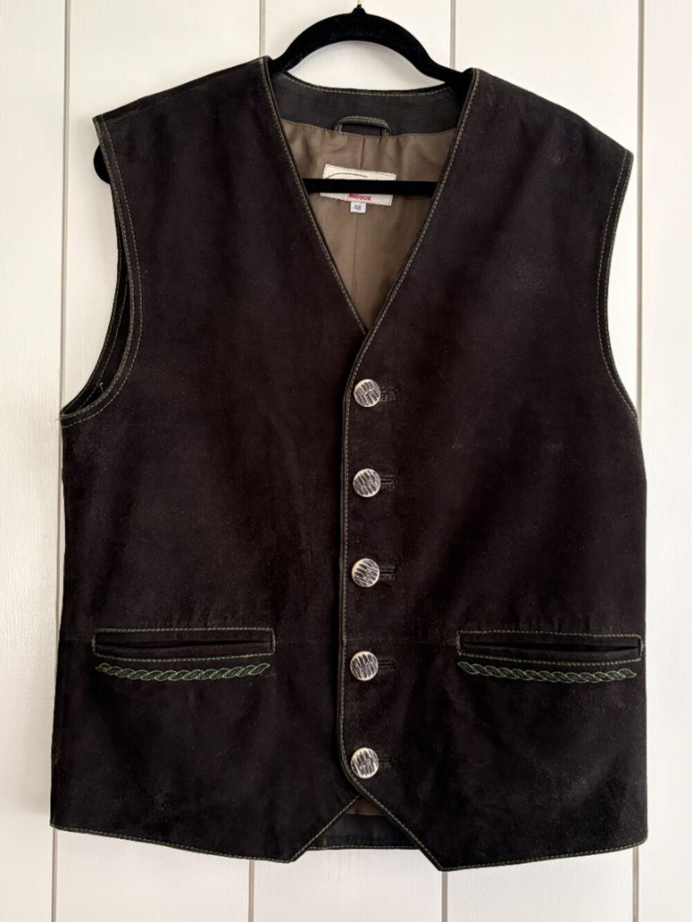 Country Maddox Suede Trachten Vest